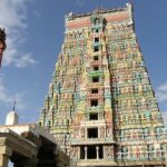 The stunning beauty and peaceful essence of the temple in Tamil Nadu.