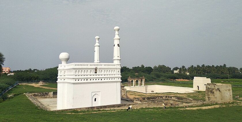 Arcot Fort showcases historical significance and colonial architectural heritage.