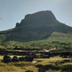 Picturesque view of Aundha Fort: Historic hill fort in Nashik's lush greener