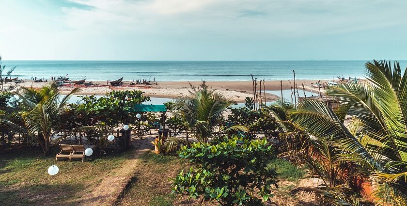 Deogad Beach in Sindhudurg, showcasing stunning views and a tranquil coastal atmosphere.