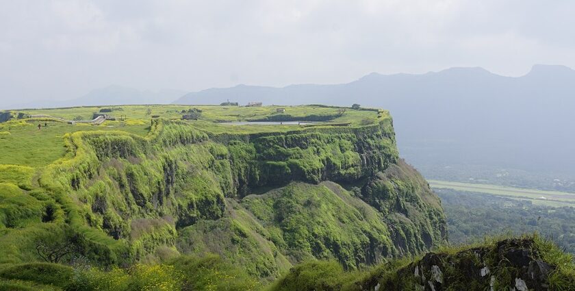 Image of lush greenery hill - Lonavala offers breathtaking views, lush hills, and tranquil waterfalls