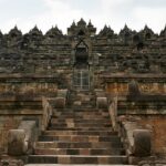 The breathtaking view of Borobudur Temple, a UNESCO World Heritage site in Indonesia