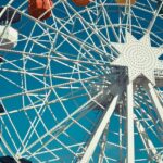 A glimpse of a majestic ferris wheel nestled in an adventure park of Karnataka.