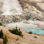 View of Puga hot springs, one of the best hot springs in Ladakh