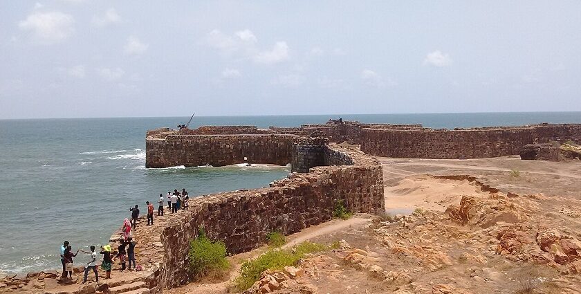 An image of Nivati Fort which offers stunning sea views and rich historical significance.