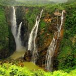 View of Kethohalli waterfalls, one of the best places to visit in Channapatna