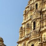 A view of a temple in Karnataka exuding historical significance and rich architecture.