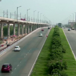 A picture of a highway leading to all the best places to visit in Faridabad