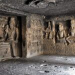 Inside the serene halls of Ellora caves, one of the most famous places to visit near Aurangabad within 200km