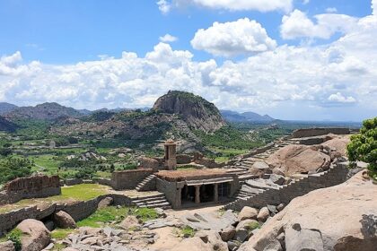 View of the Rajagiri Fort, built in 1200 AD, it offers a glimpse into ancient history