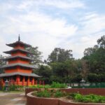 Beautiful scenery of the Japanese Garden in Chandigarh, ideal for peaceful escapes.