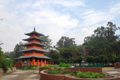 Beautiful scenery of the Japanese Garden in Chandigarh, ideal for peaceful escapes.