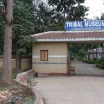 Entry gate of Tribal Museum Bhubaneswar, with modern architectural and spacious design