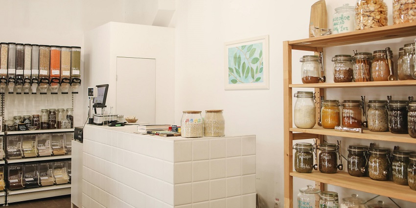 AURA Experience Store features eco-friendly products and holistic lifestyle items.