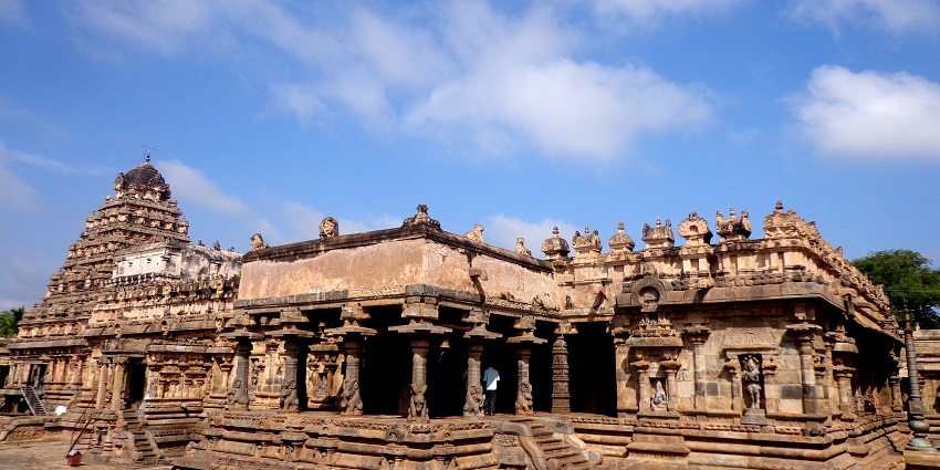 Airavatesvara Temple in Darasuram, one of the famous Kumbakonam tourist places.