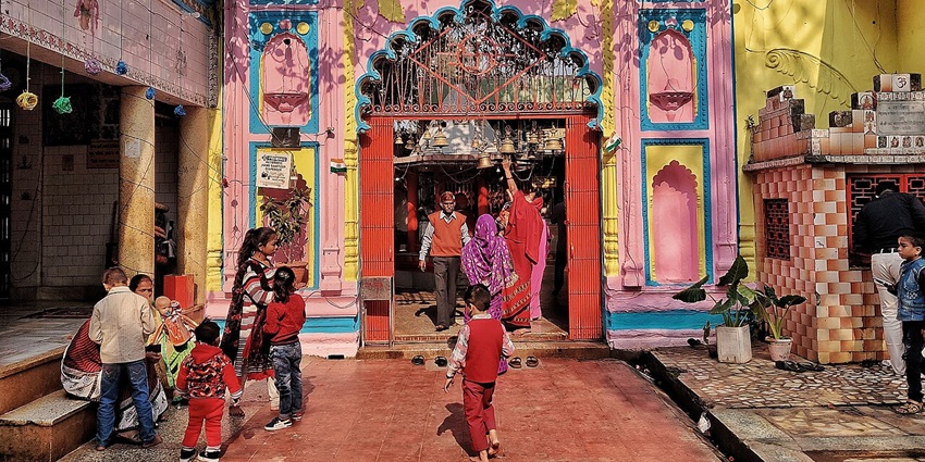 A view of Alakhnath Temple, a popular destination near Bareilly Fun City Water Park.