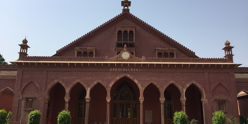 View of the strategy hall of the AMU.