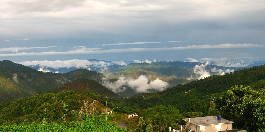 A glimpse of Almora, a charming town known for its rich culture and panoramic views.