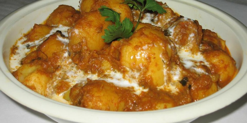 Aloo Rasedar is a staple dish for locals in Uttar Pradesh
