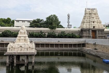 View of Sri Kamakshi Amman Devasthanam, one of the ancient temples in Chennai