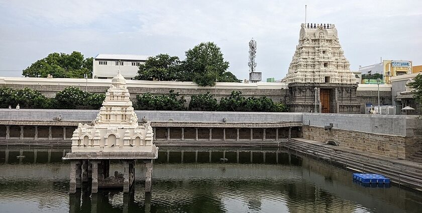 View of Sri Kamakshi Amman Devasthanam, one of the ancient temples in Chennai