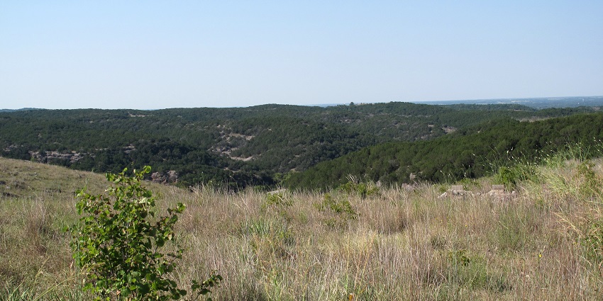 Caption: The beautiful scenery of the Arbuckle wilderness near the biggest casino in the world.