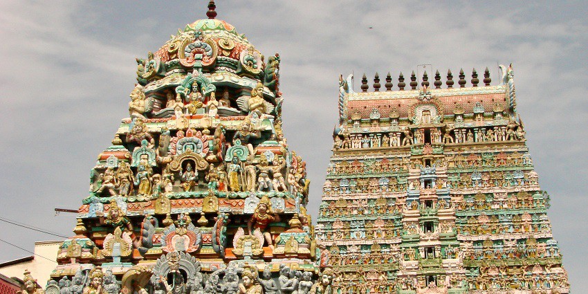 Swaminatha Swamy Temple showcasing intricate architecture