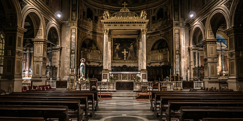 An image of a church, which is one of the best places to visit in Pudukkotai.