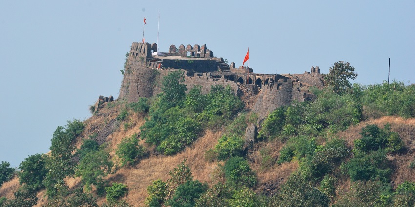 Embark on a short trek to get to the top of the Bankot fort because the adventure is worth it.