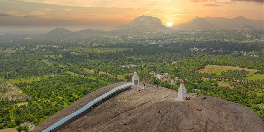 A view of Bellikkal, one of the top hill stations near Coimbatore within 100 kms.