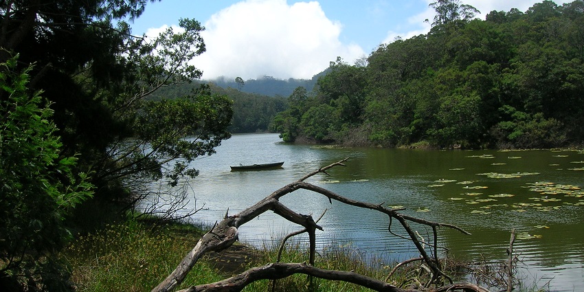 Berijam Lake, surrounded by green hills and dense forest, one of the best places for a Kodaikanal trip