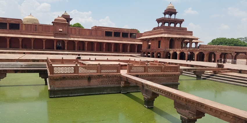 A glimpse of the iconic Fatehpur Sikri - where history whispers tales of grandeur.