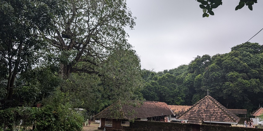 Beautiful weather in the region near Thirumanancheri Temple in Tamil Nadu