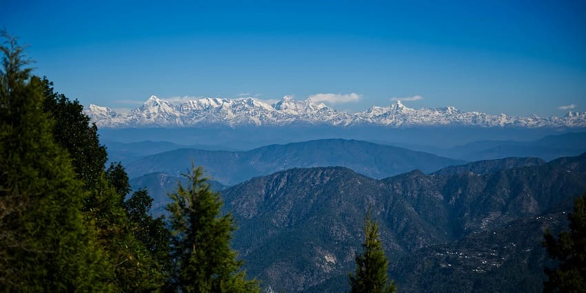 Beautiful weather at the Nandhaur wildlife sanctuary in Nainital, Uttarakhand