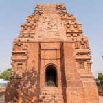 Ancient brick temple in Kanpur, showcasing traditional architecture and historical significance