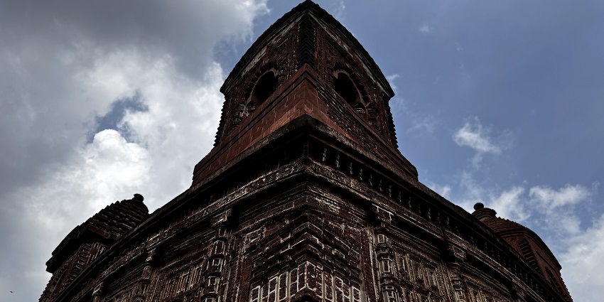 Terracotta temples in Bishnupur, a classic spot among places to visit in West Bengal.