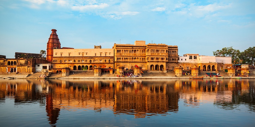 Brahmavart Ghat, the main ghat of Bithoor located in Kanpur
