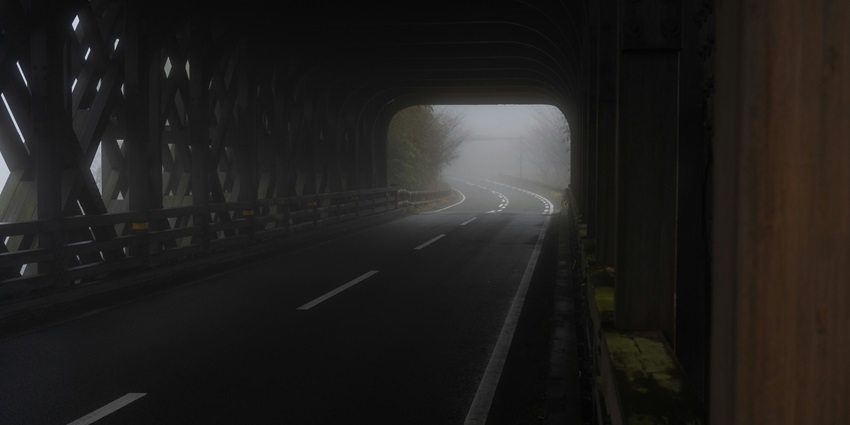 View of the Broken Bridge giving an eerie vibe, ideal for all the thrill seekers