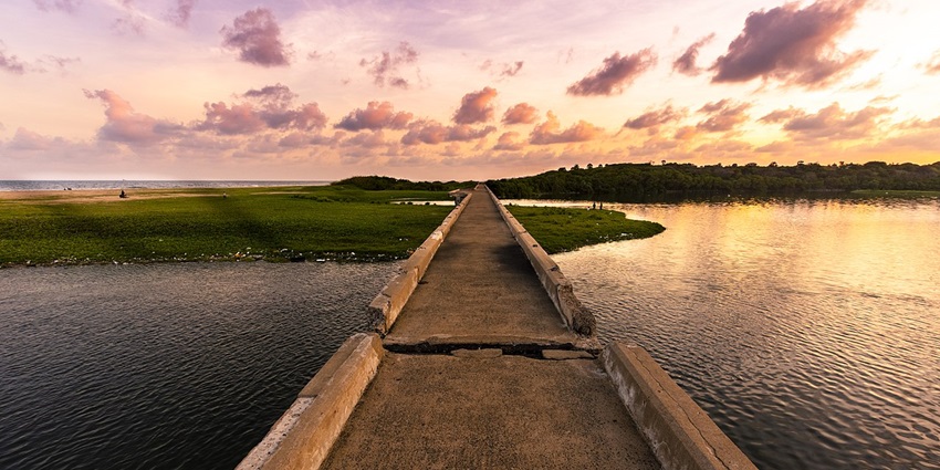 Broken Bridge is one of the places to visit in Chennai with friends for sunset views.
