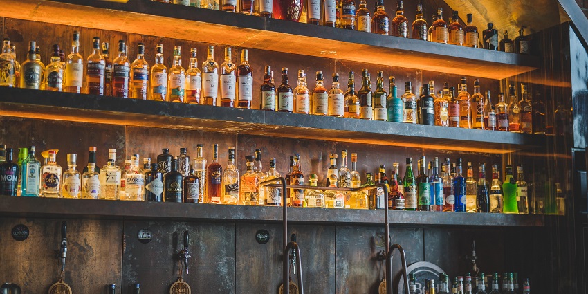 Chill at Colorbar with refreshing drinks and stunning city views at night in Agra