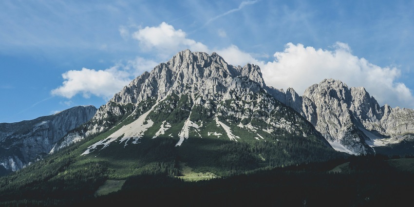 An enchanting vista of Chirmiri Peak, one of the best places near Budher Caves.