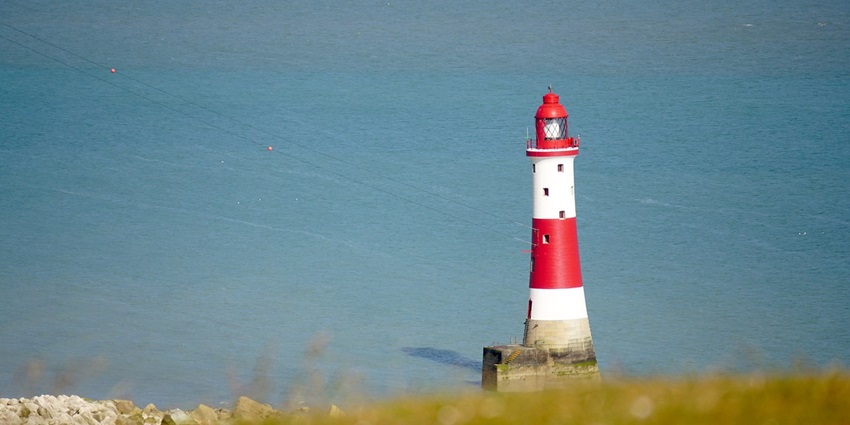 Visitors can enjoy breathtaking views after climbing Harihareshwar Lighthouse's stairs.