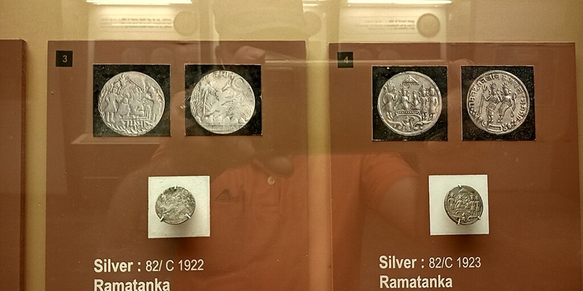 A glimpse of rare historical coins displayed at one of the museums in Nashik, Maharashtra.