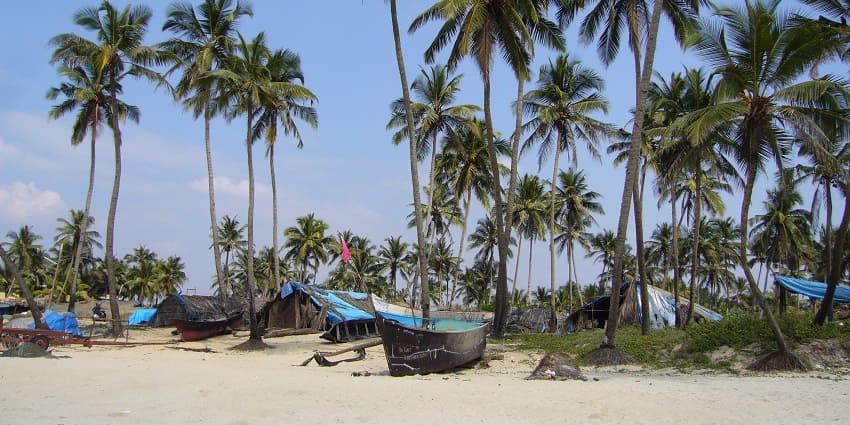 Colva Beach offers a perfect coastline of golden sands beside kayaking in South Goa.
