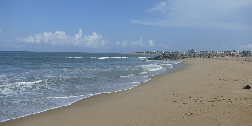 Covelong Beach known for water sports and picturesque sunsets