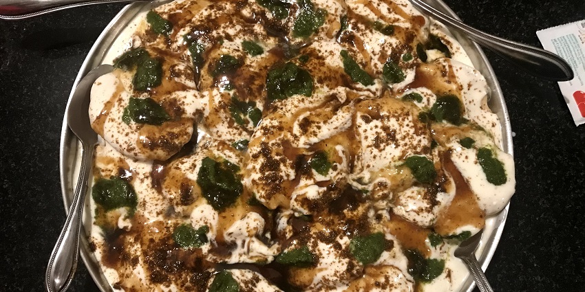A plate of dahi bhalla, a cooling dish served in Varanasi.
Turn on screen reader supportTo enable screen reader support, press Ctrl+Alt+Z To learn about keyboard shortcuts, press Ctrl+slash