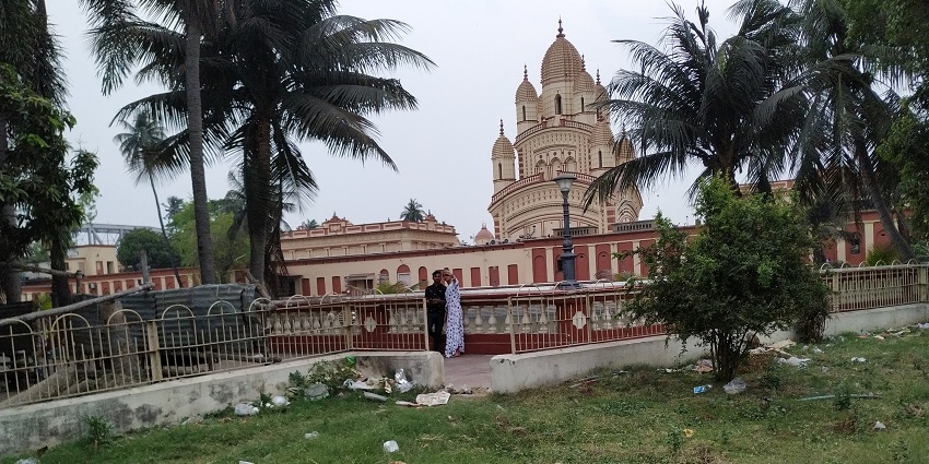 Magneficent Exteriors of Dakshineswar Kali Temple in North Kolkata