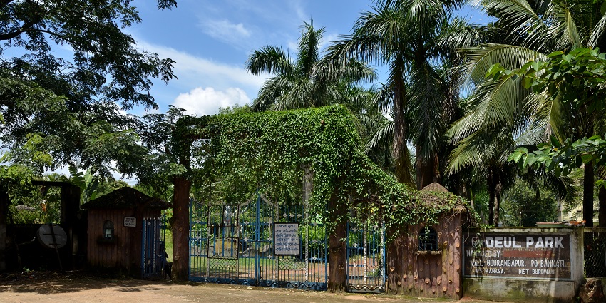 The green surroundings of Deul Park - one of the peaceful places to visit in Durgapur.