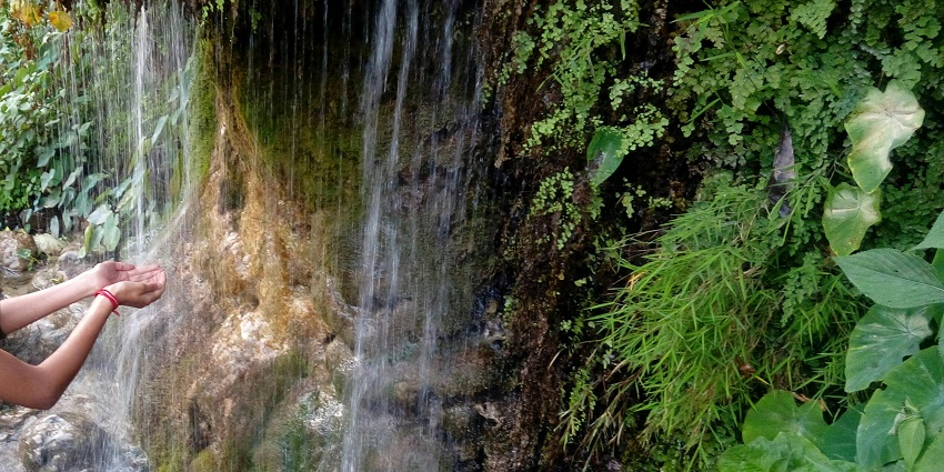 Things to see in Dehradun include waterfall and natural spring known for therapeutic waters.