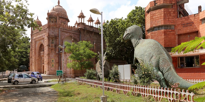 Artefacts on display at the Government Museum, one of the best things to do in Chennai with friends.